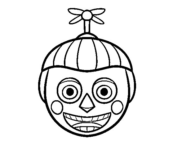 Desenho de Balloon Boy de Five Nights at Freddy's para Colorir