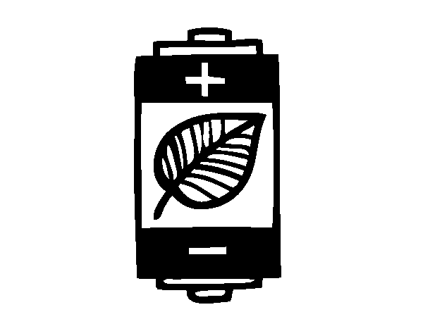 Desenho de Batterie para Colorir
