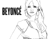 Desenho de Beyoncé B-Day para colorear