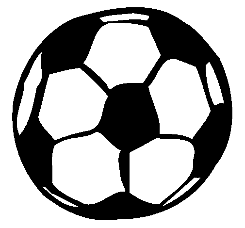 Desenho de Bola de futebol para Colorir