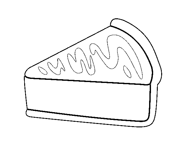 Desenho de Bolo de caramelo para Colorir