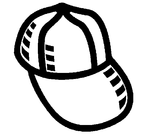 Desenho de Boné de basebol para Colorir