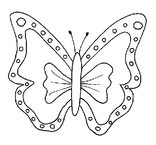 Desenho de Borboleta 4a para Colorir