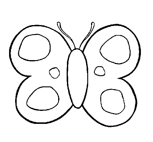 Desenho de Borboleta 9 para Colorir