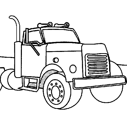 Desenho de Camião 2 para Colorir