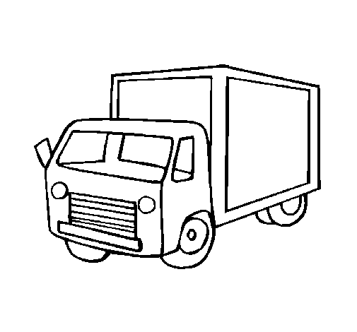 Desenho de Camião 4 para Colorir