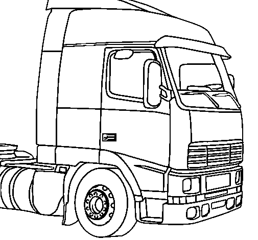 Desenho de Camião 5 para Colorir
