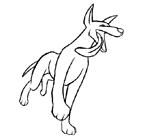 Desenho de Cão para Colorir