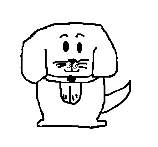 Desenho de Cãozito para Colorir