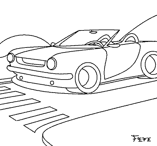 Desenho de Carro para Colorir