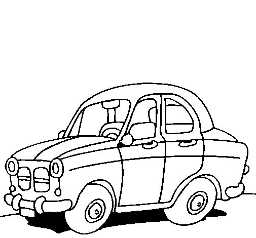 Desenho de Carro de cidade para Colorir