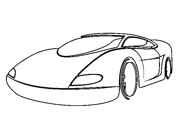 Desenho de Carro esportivo para Colorir