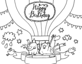 Dibujo de Cartão de feliz aniversário