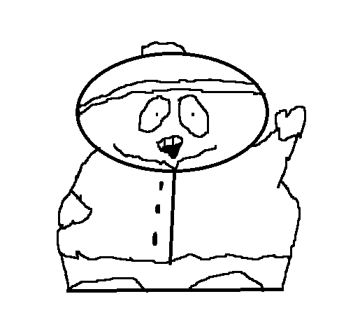 Desenho de Cartman para Colorir