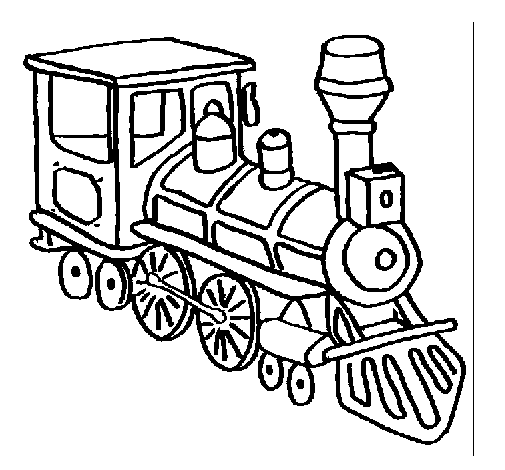 Desenho de Comboio 3 para Colorir