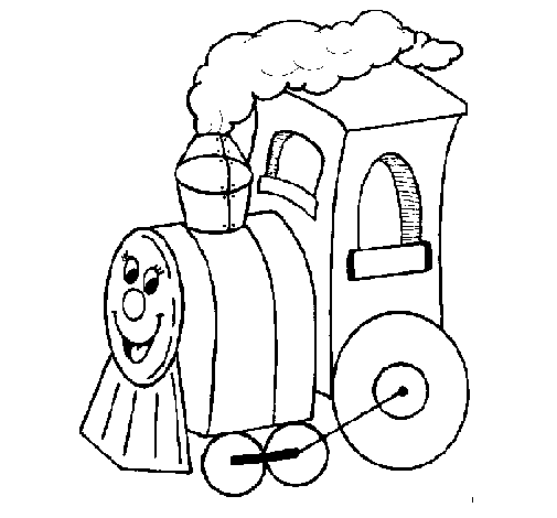Desenho de Comboio 4 para Colorir