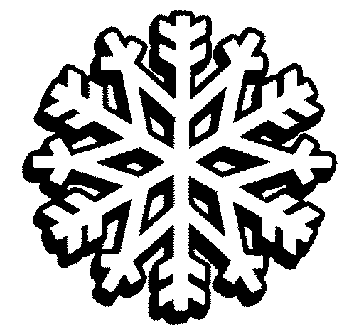 Desenho de Copo de neve para Colorir