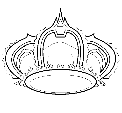 Desenho de Corona para Colorir