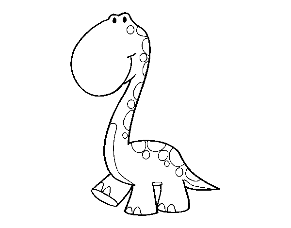 Desenho de Dino para Colorir