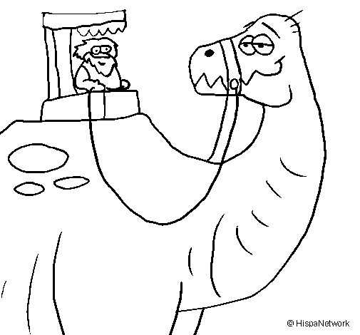 Desenho de Dinossauro pré-histórico para Colorir