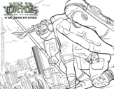 Desenho de Donatello Ninja Turtles para colorear