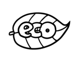 Desenho de ECO para colorear
