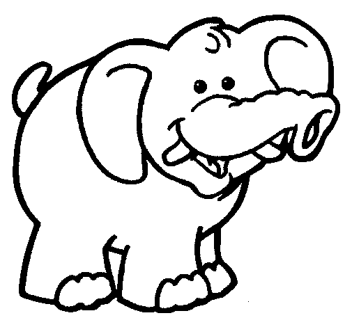 Desenho de Elefante 6 para Colorir