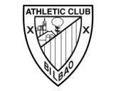 Desenho de Emblema do Athletic Club para colorear