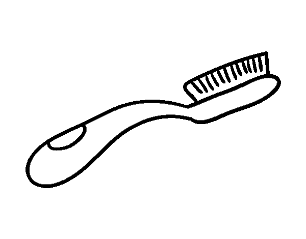 Desenho de Escova de dentes infantil para Colorir