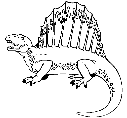 Desenho de Espinossauro para Colorir