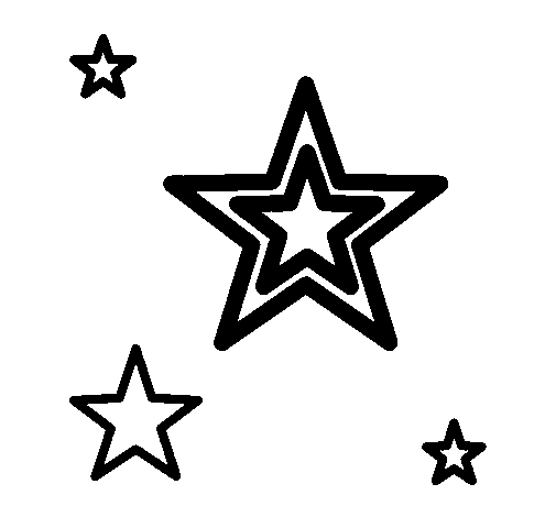 Desenho de Estrela para Colorir