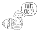 Dibujo de Feliz dia de Páscoa