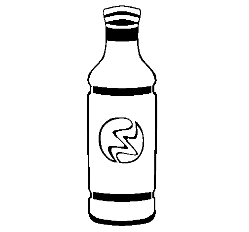 Desenho de Garrafa de refresco para Colorir