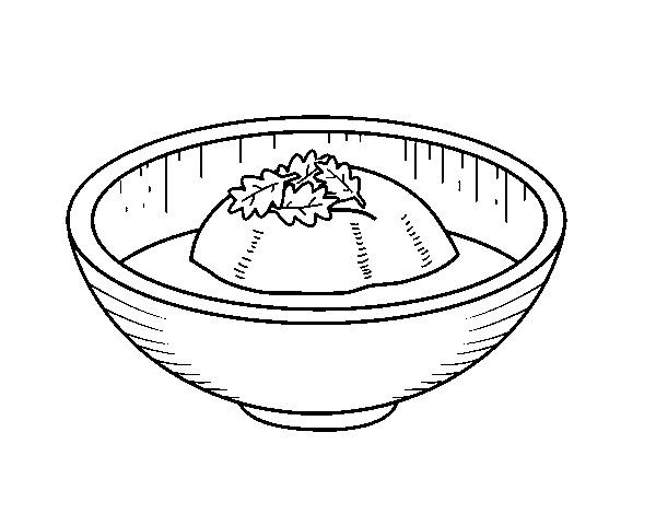 Desenho de Gelado de chá para Colorir