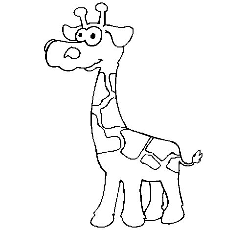 Desenho de Girafa 3 para Colorir