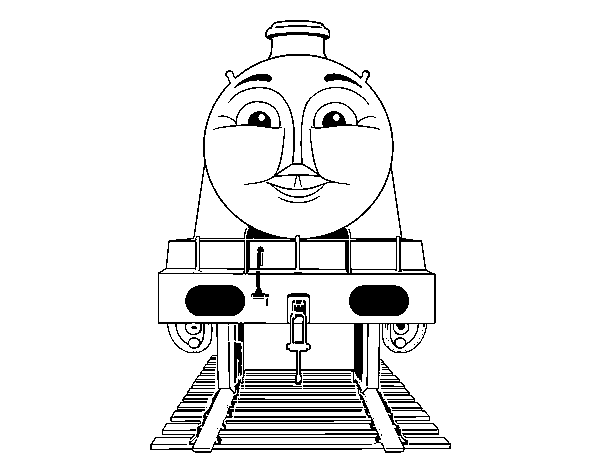 Desenho de Gordon de Thomas e seus amigos para Colorir