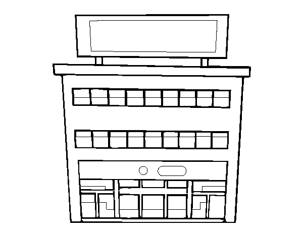 Desenho de Grande armazém para Colorir