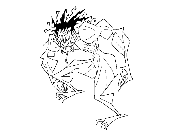 Desenho de Homem troll para Colorir