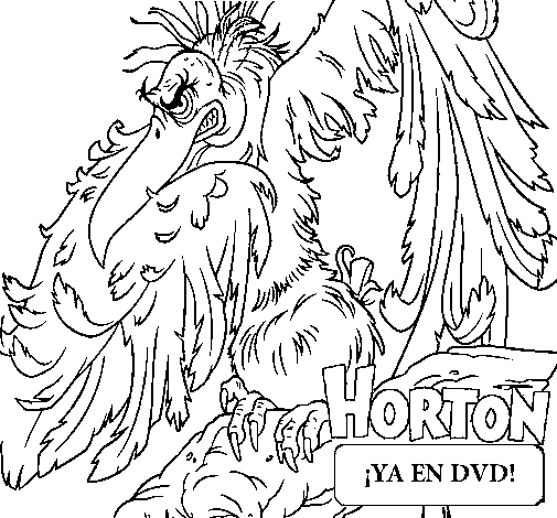 Desenho de Horton - Vlad para Colorir
