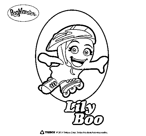 Desenho de LilyBoo para Colorir