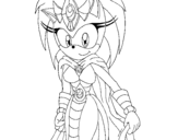 Desenho de Mãe do Sonic para colorear
