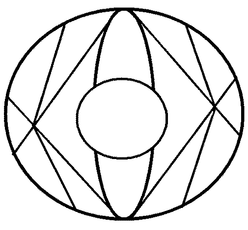 Desenho de Mandala II para Colorir