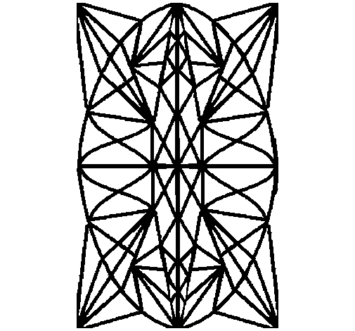 Desenho de Mandala III para Colorir