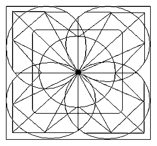 Desenho de Mandala V para Colorir