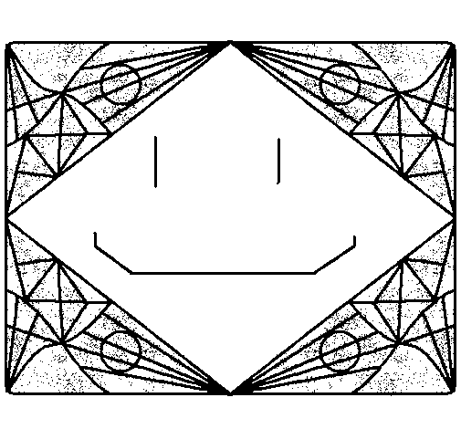 Desenho de Mandala VI para Colorir