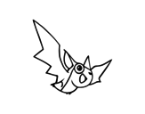 Desenho de Morcego para colorear