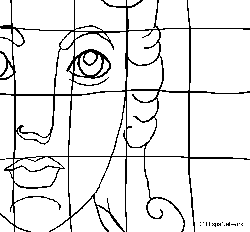 Desenho de Mosaico romano para Colorir