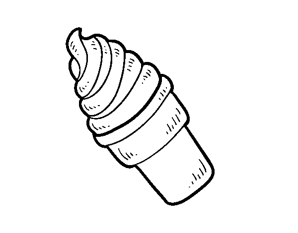 Desenho de O sorvete cremoso para Colorir