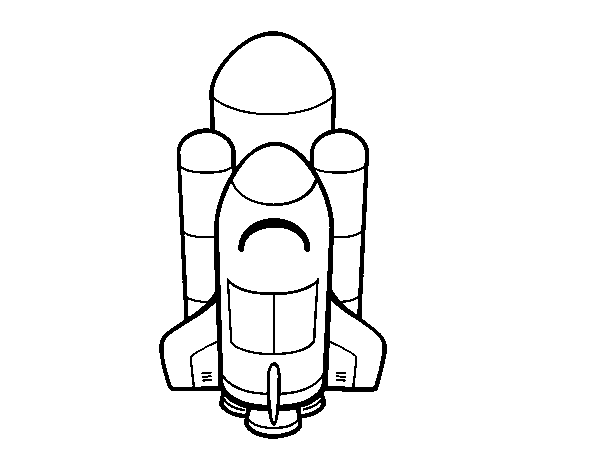 Desenho de Ônibus espacial para Colorir