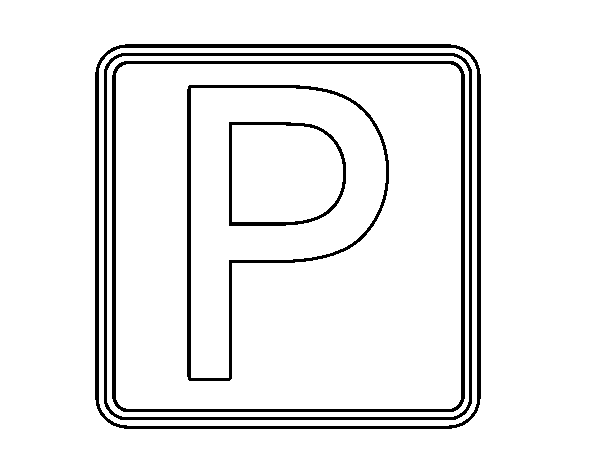 Desenho de  Parking para Colorir